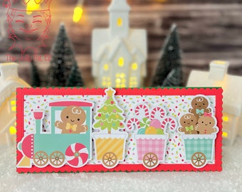 Have a sweet holiday Gingerbread andSanta cards