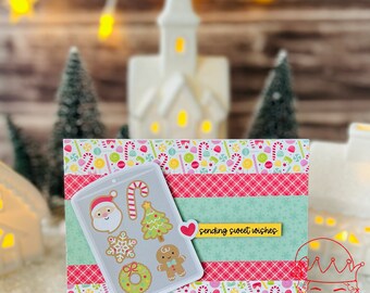 Sending Sweet Wishes Gingerbread Cookie card