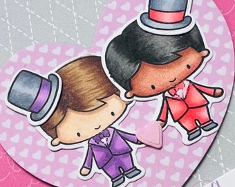 Mr. and Mr. Gay Wedding Card