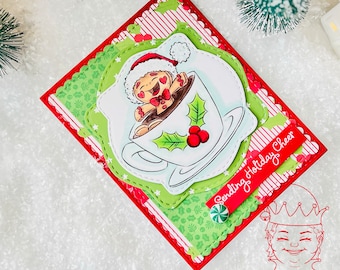 Gingerbread Sending Holiday Cheer Card