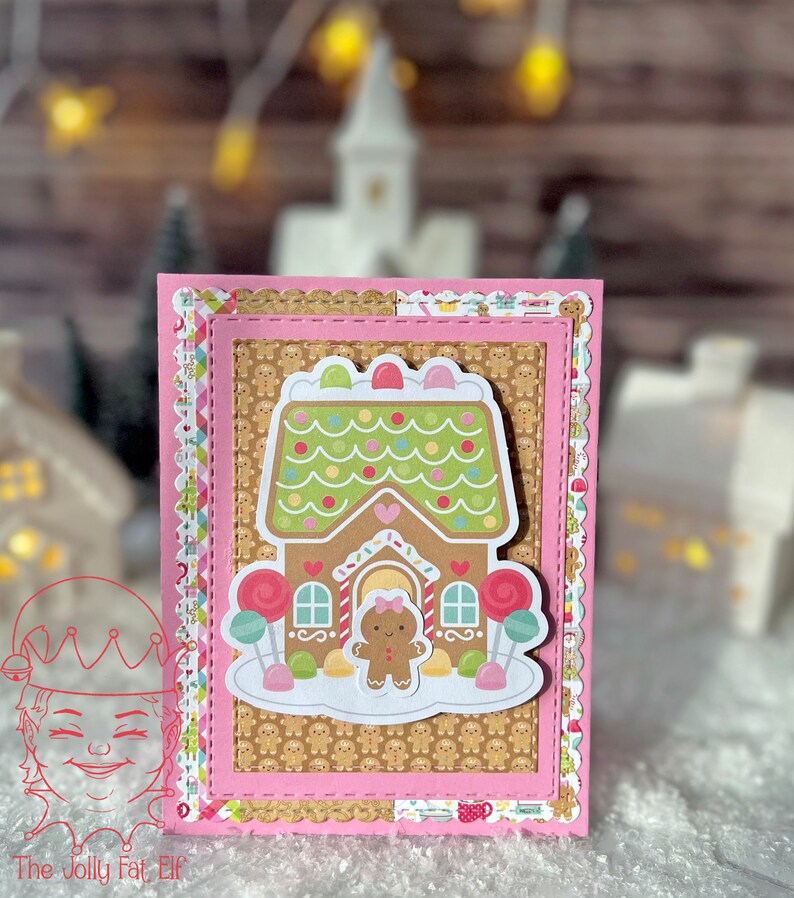 Have a sweet holiday Gingerbread andSanta cards Card 3