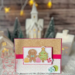 Have a sweet holiday Gingerbread andSanta cards Card 4