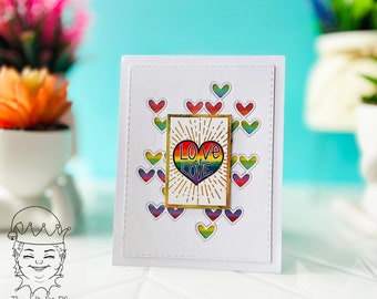 Love is Love Pride Themed Card