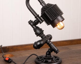 Industrial Table Lamp Steampunk Desk Lamp Unique Vintage Lighting
