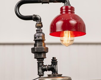 Industrial Table Lamp Steampunk Desk Lamp Unique Vintage Lighting