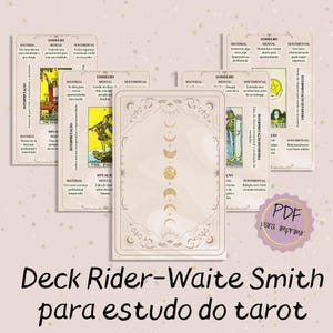 Tarot Study Deck - Printable