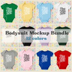 Set di mockup di body per neonati, set di mockup di body distesi, set di mockup di body per neonati, set di mockup di tutine, mockup per neonati