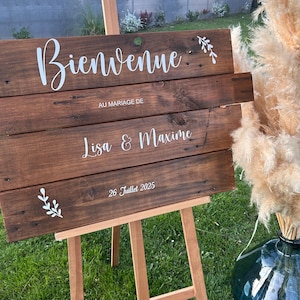 Stickers pour panneau de bienvenue personnalisable Mariage, Baptêmes, ou autre