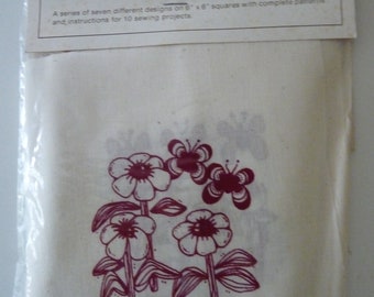Kit de costura NANNY PATCHES n.° 501 Mariposas de Piira Prints