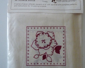 Kit de proyecto de costura NANNY PATCHES #503 Flower Patch