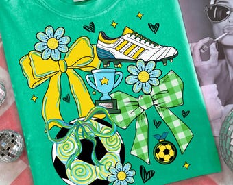 Soccer Png, Game Day Png, Soccer Coquette Bow Png, Retro Soccer Mama Png, Soccer Lover Png, Soccer Team Design, Sport Png, Soccer Game Day