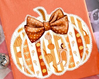 Pumpkin Bow Fall Png, Fall Png, Autumn Pumpkin Png, Pumpkin Season Png, Fall Pumpkin Png, Cozy Fall Png, Thanksgiving Png, Fall Vibes Png