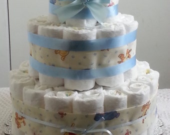 Unisex Diaper Cake Etsy Unisex Diaper Cake Etsy