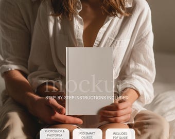 Wedding Journal Mockup, Romantic Couple Notebook (Digital Download)