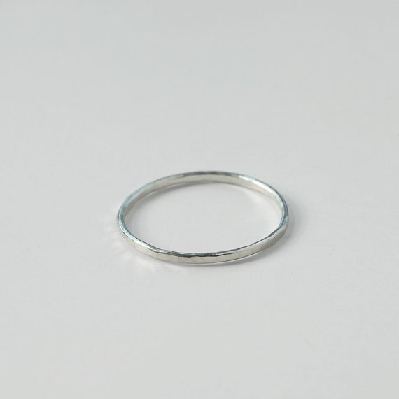 Triangle Thin Silver Ring l Small Dainty l Stacking Rings