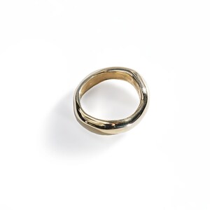 Grassa Ring - Sculptural Gold or Sterling Silver Chunky Statement Ring - Simple Gold Statement Ring - Unique Silver Statement Ring