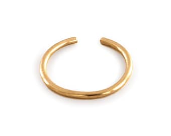 Silver Cartilage Hoop - Small Silver Ear Cuff - Cartilage Hoop Silver, Gold or Rose Gold Cartilage Ring for Pierced or Unpierced Ear