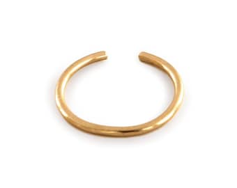 Gold Cartilage Earring - Small Ear Cuff - 18 gauge Cartilage Hoop Silver, Gold or Rose Gold Cartilage Hoop for Pierced or Unpierced Ear