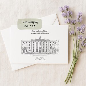 carte de remise des diplômes personnalisée ; Parfait pour les remises de diplômes, les célébrations, une carte de remise de diplôme personnalisée pour fille ou fils, un cadeau de remise des diplômes