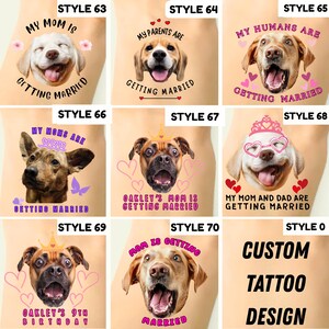 Bachelorette Party Favors Bachelorette Tattoo Bachelorette Party Favor Groom's Face Tattoo Bride Tattoo Bride Gift Funny Gift Temporary image 8