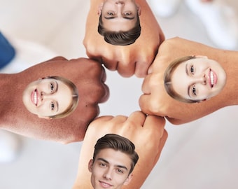 Gunsten vrijgezellenfeest - vrijgezellentattoo - tattoo bruidegom - grappige gunsten - gezichttattoo - aangepaste tatoeages tijdelijke tatoeage voor haar