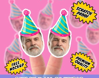 Face sticker, Custom Face Sticker, Custom Photo Sticker, Custom Sticker, Personalize sticker, Birthday Sticker, Premium sticker vinyl