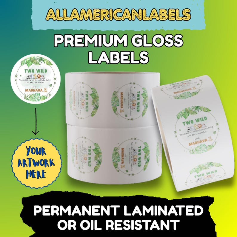 Team Left Label Custom Printed Logo Label Stickers on Roll for Your Product Packaging ...