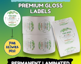 Pegatinas personalizadas / Pegatinas personalizadas / Pegatinas con logotipo / Pegatinas comerciales / Etiquetas / Etiquetas postales / Pegatinas de pedido / Mate o brillante