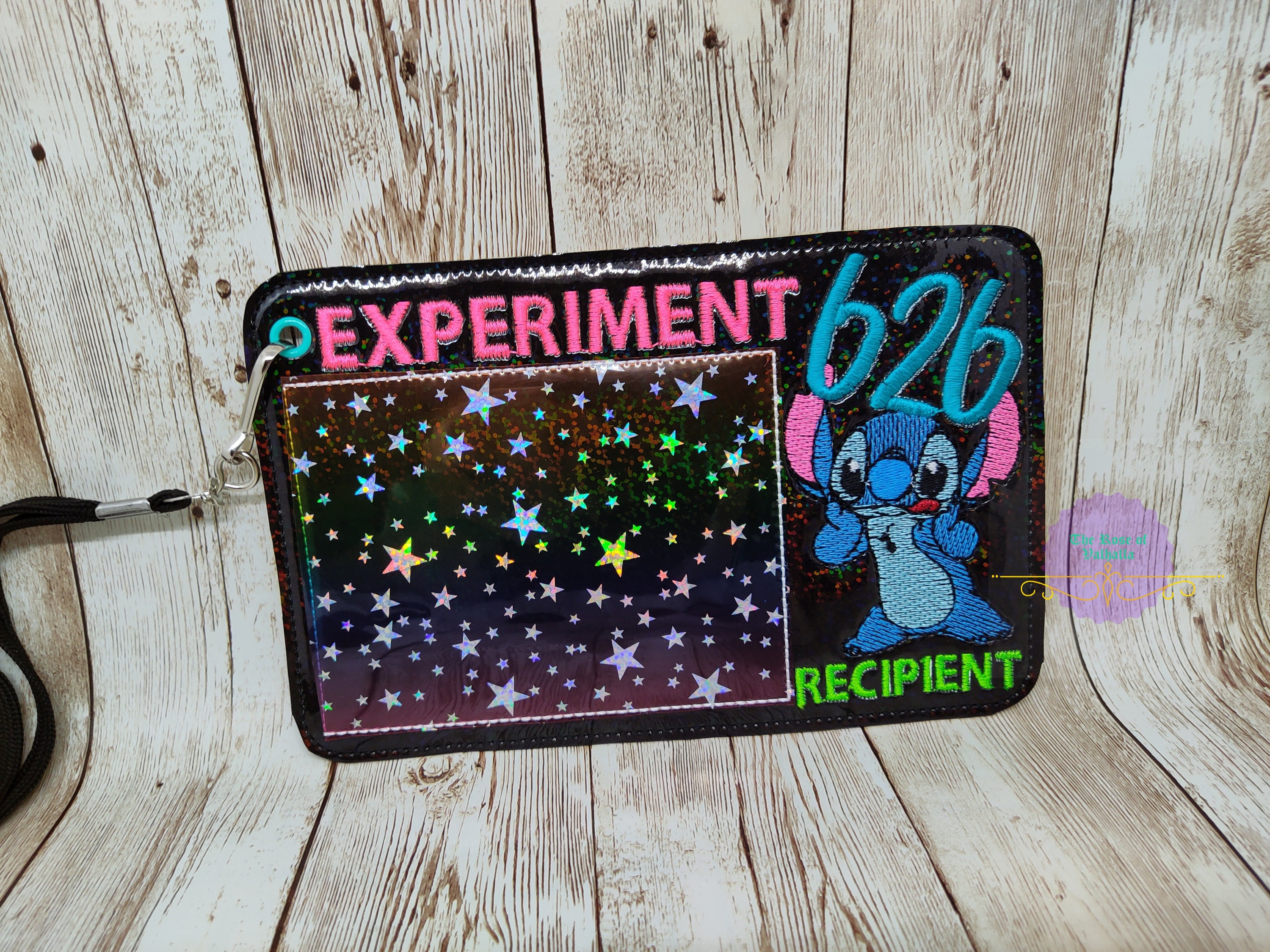 Stitch Experiment 626 CDC Vaccine Card Holder Embroidered on - Etsy