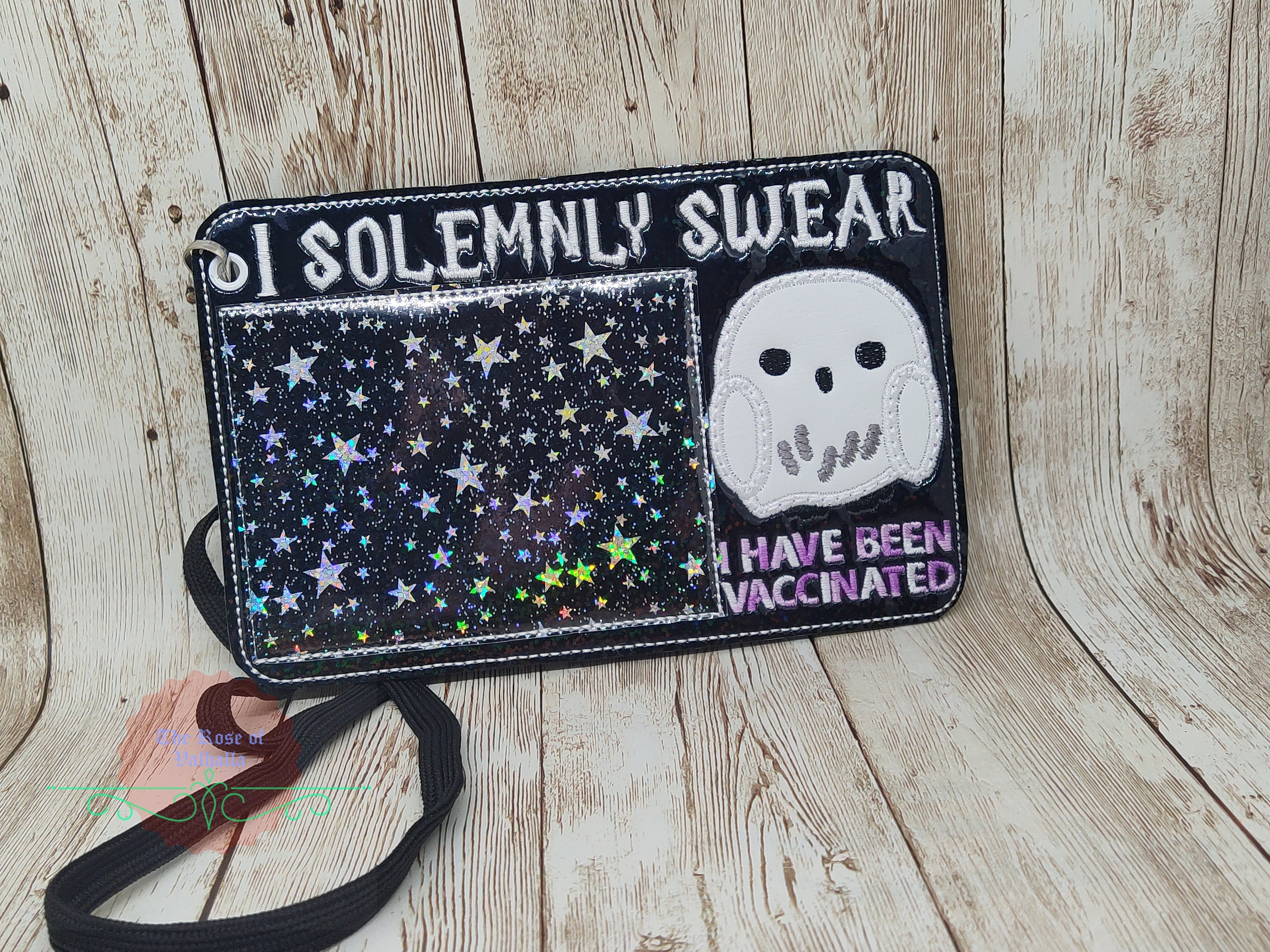 I Solemnly Swear Owl CDC Vaccine Card Holder Embroidered on - Etsy Australia