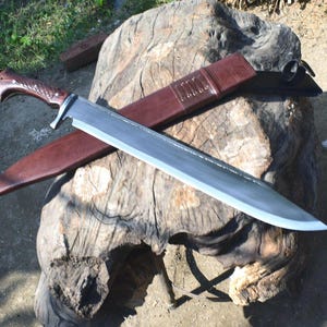 Hand forged in Pakistan/handmade Machete full tang-using Kukri-kukuri hunting & Survival machete from Pakistan-Machete full tang 20 inch