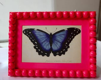 Custom 5x7 Glossy Lacquered Hand Painted Bobbin Bobble Frame