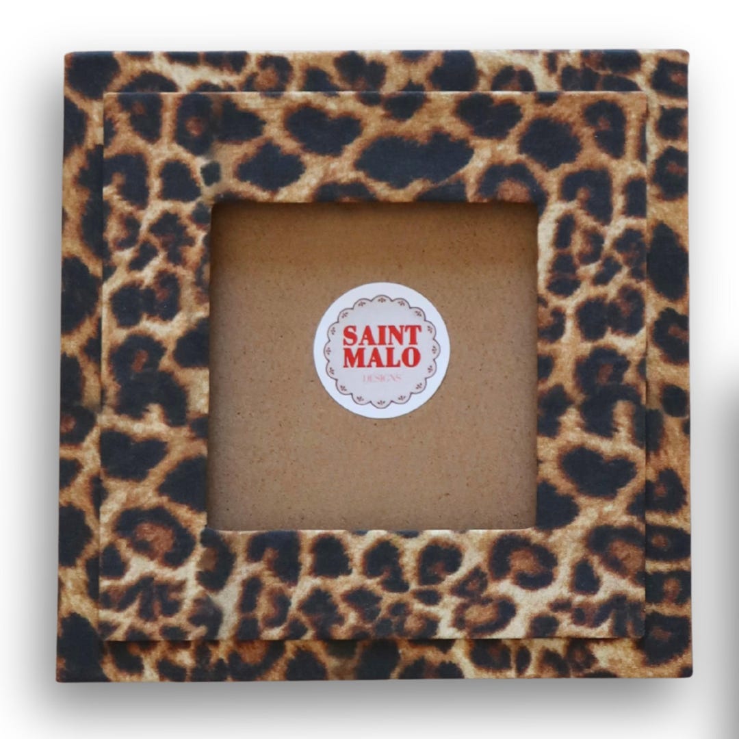 Custom Cheetah Print Fabric Frame | Multiple Sizes Available - Etsy