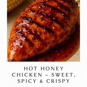 Receta de pollo picante con miel (PDF imprimible) | Cena agridulce para noches ajetreadas