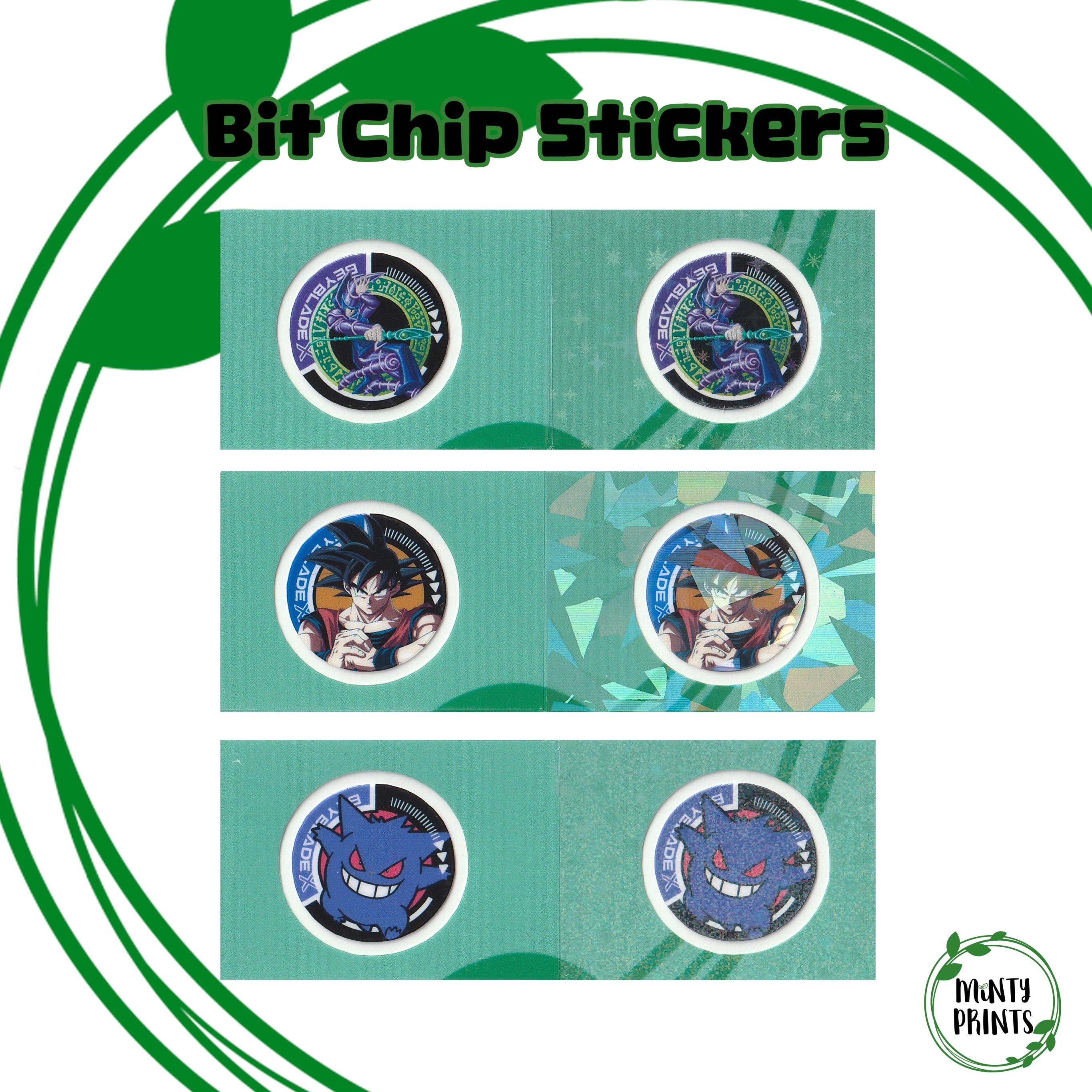 Empty Bit Beast Sticker Beyblade X Bit Chip Stickers - Etsy