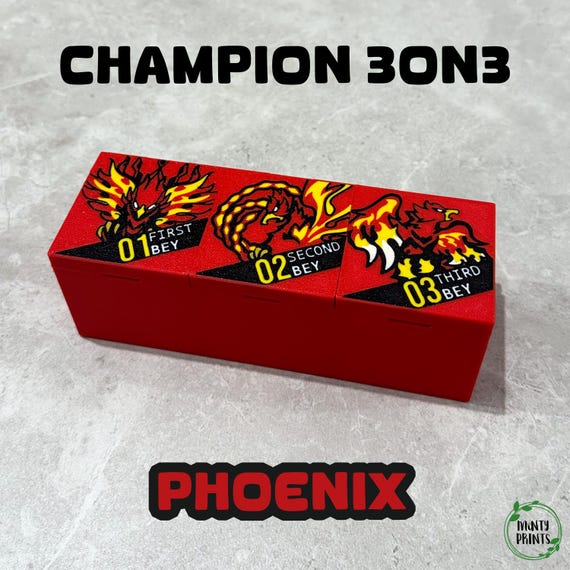 Champion 3on3 Beyblade X Tournament Box - Etsy