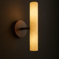 Handmade Alabaster Wall Sconce, Brass Mid-Century Modern Light product logo