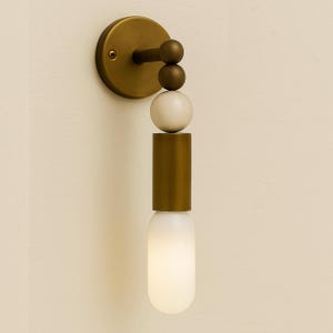 Brass Finish Wall Lamp, Mid Century Modern Handmade Wall Light Sconce, Indoor Wall Sconce Light, Side Bed Reading lamp