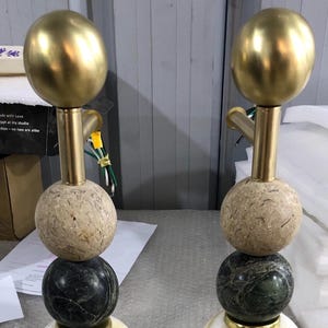 Handgjord vägglampa i alabaster, mässingslampa i mitten av århundradet med alabasterskärm, sänglampa; Sakhawy vägglampa bild 8