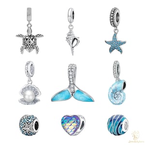 Under The Sea Collection II Charms - Sterling Silver Charms Compatible with Charm Pendant Bracelet Necklace
