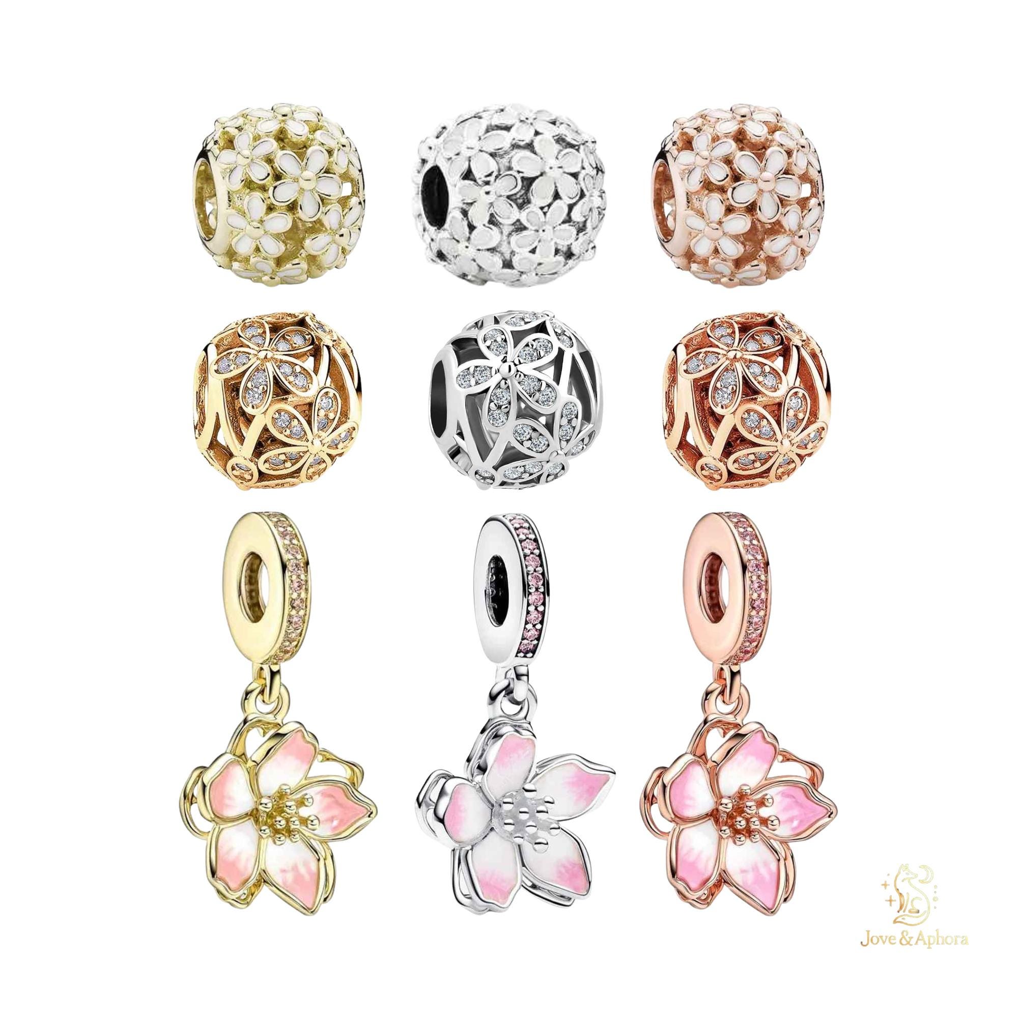Charms pandora gold - Etsy 日本