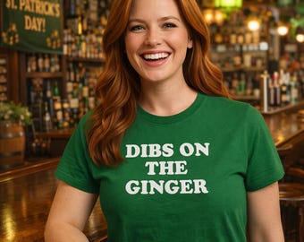 Me quedo con la camiseta Ginger St Patrick's Day, Gingers, camisa unisex de algodón