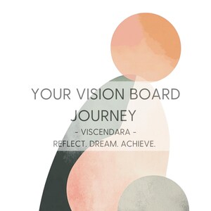 Vision Board PDF – Goal Setting Guide + Template + Image Collection – Instant Download, Print at Home
