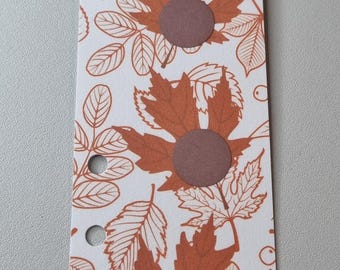 AUTUMN Mini Saving Single Trackers/Bookmarks
