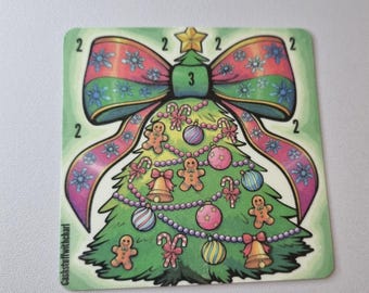 CHRISTMAS Mini Saving Single Trackers/Bookmarks
