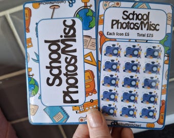 School Related. Savings challenge Trackers