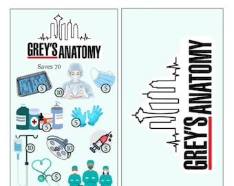 Greys Anatomy themed Savings Challenges