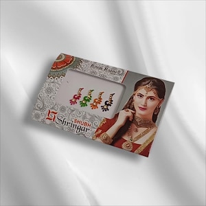4 Designer Bindis | Indisches Braut Bindi Set | Stirnsticker für Damen | Festival & Tanz Bindi Paket | Wiederverwendbare Bindis