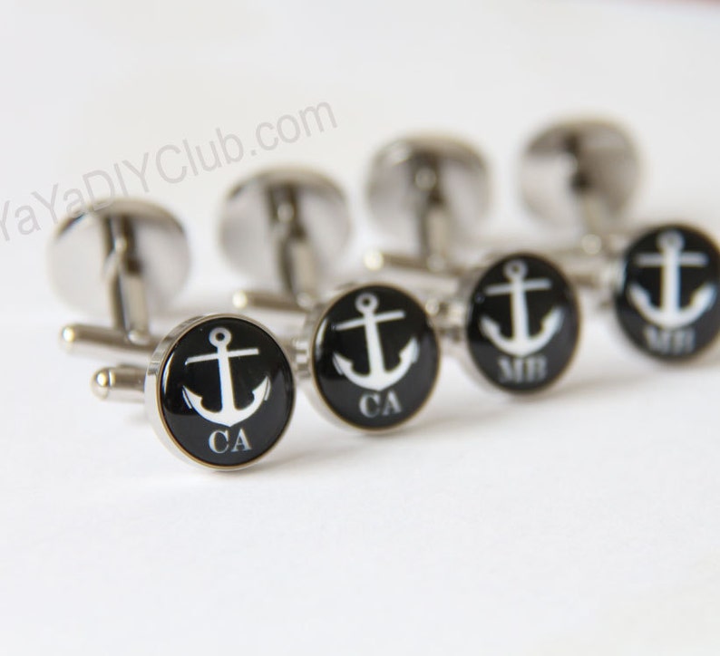 Grooms Gift from bride Wedding Cufflinks for Groom Cuff Links Custom Cufflinks Personalized Cufflinks Groom Gift