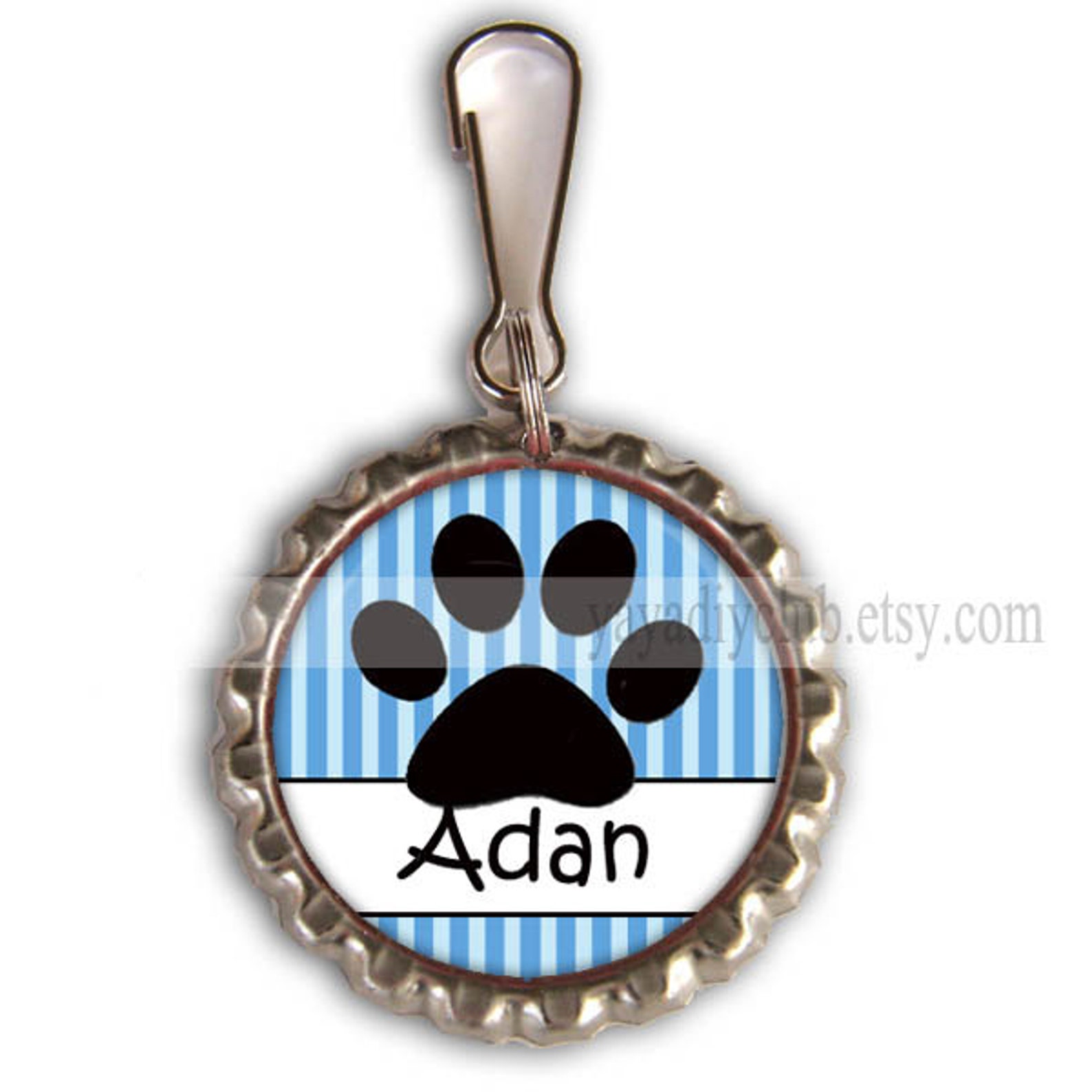 Personalized Zipper Pulls Backpack Zipper Pull Charm Dog Etsy